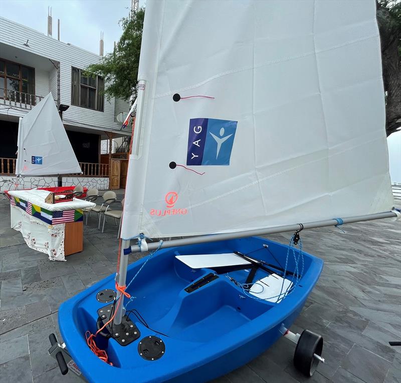 YachtAidGlobal Sailing and Swimming School-Galapagos Launch Day photo copyright YachtAid Global taken at  and featuring the Dinghy class