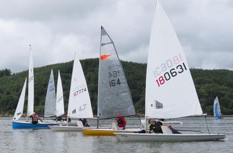 Early in the fast and medium handicap race -Kippford RNLI Regatta Day at Solway YC - photo © John Sproat