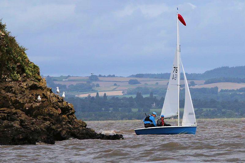 Clevedon SC annual long distance channel race photo copyright M Batchelor taken at Clevedon Sailing Club and featuring the Dinghy class
