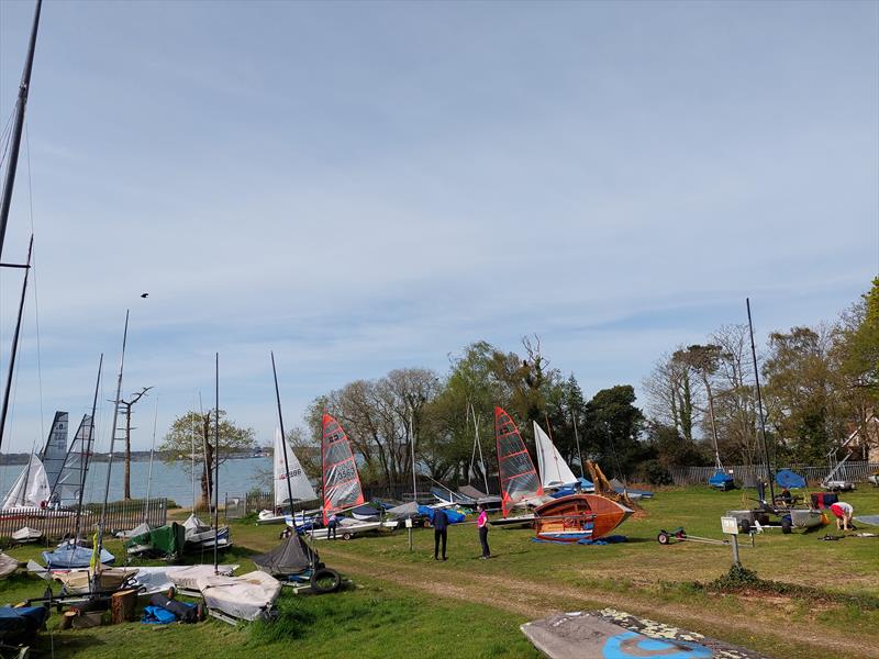 Weston Grand Slam 2022 photo copyright Nathan Steffenoni and & Wilcox  taken at Weston Sailing Club and featuring the Dinghy class