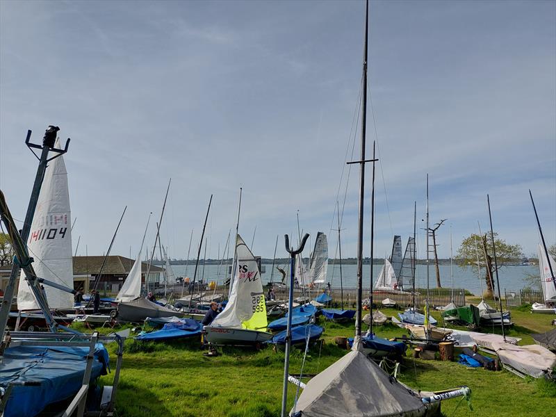 Weston Grand Slam 2022 photo copyright Nathan Steffenoni and & Wilcox  taken at Weston Sailing Club and featuring the Dinghy class