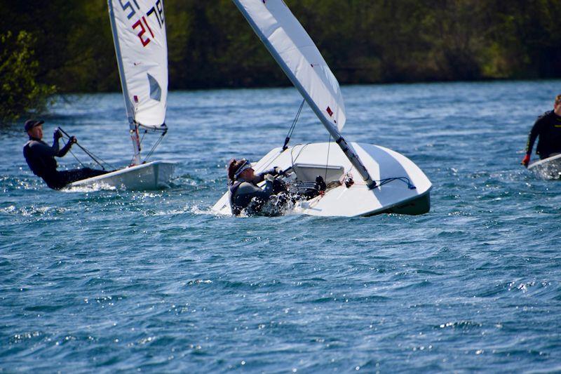 Testing conditions in the North East & Yorkshire Youth Traveller Series at Ripon photo copyright Gail Jackson taken at Ripon Sailing Club and featuring the Dinghy class