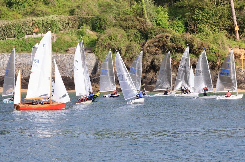 Salcombe YC Midweek Spring Series race 2 photo copyright Lucy Burn taken at Salcombe Yacht Club and featuring the Dinghy class