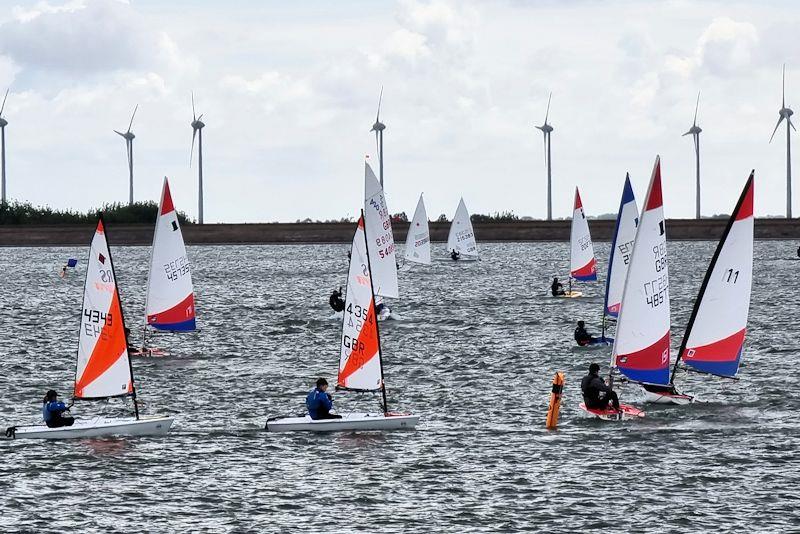 North East & Yorkshire Youth Travellers (NEYYTS) at Covenham photo copyright Martin Redmond taken at Covenham Sailing Club and featuring the Dinghy class