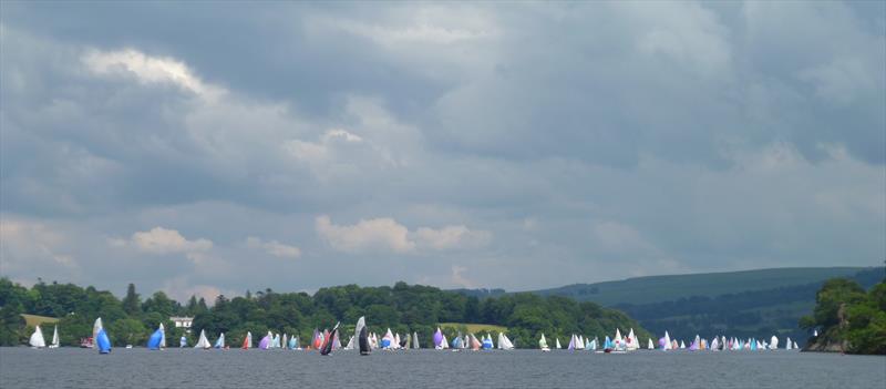 4. The racers make their way down the lake in 2012 for the 50th Birkett - photo © Sue Giles