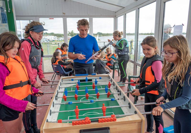 Notts County SC Bank Holiday Games photo copyright David Eberlin taken at Notts County Sailing Club and featuring the Dinghy class