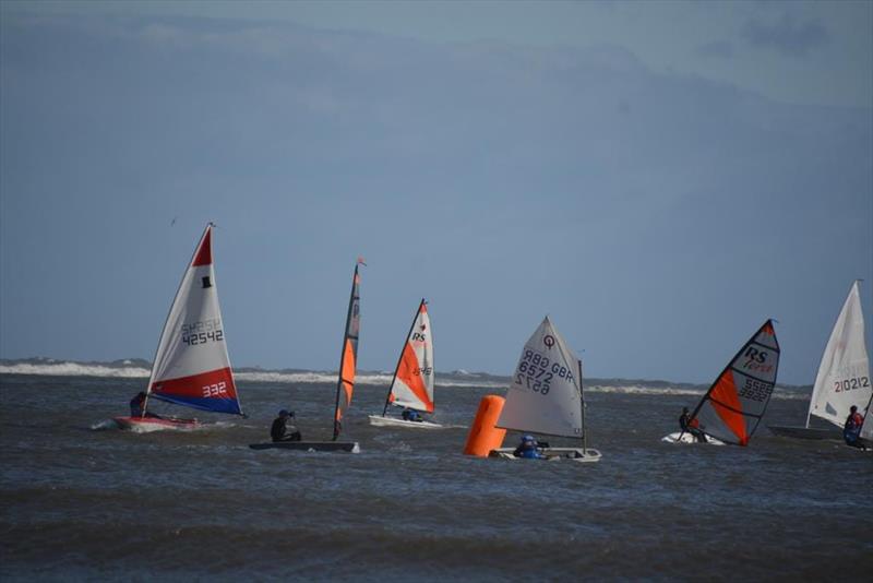 North East & Yorkshire Youth Travellers (NEYYTS) at Filey photo copyright Carol Blades taken at Filey Sailing Club and featuring the Dinghy class