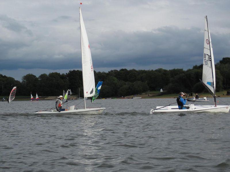 Race Coaching at Weir Wood photo copyright Sophie Payne taken at Weir Wood Sailing Club and featuring the Dinghy class
