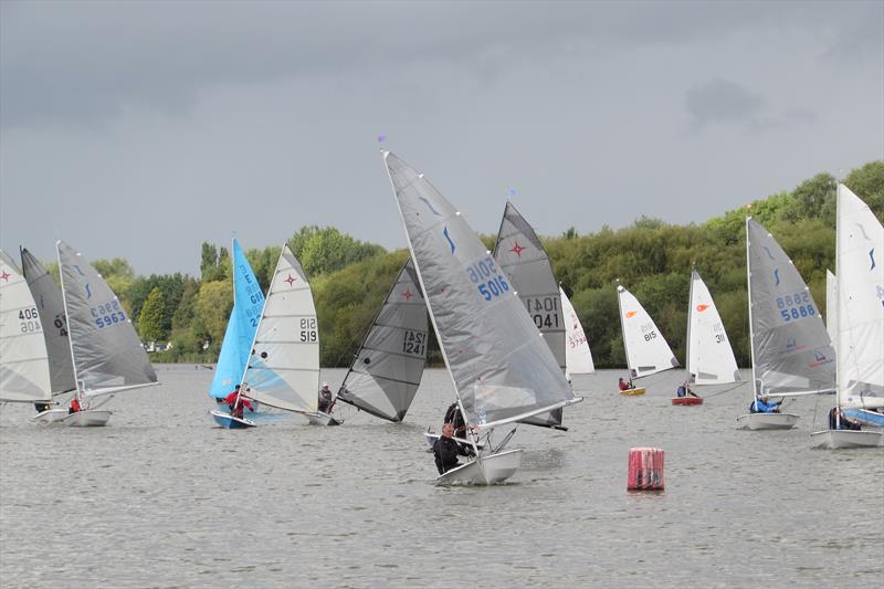 Running during the Border Counties at Winsford Flash photo copyright Brian Herring taken at Winsford Flash Sailing Club and featuring the Dinghy class