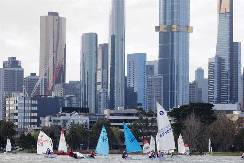 City Sail Regatta photo copyright Darren McNamara taken at Albert Park Yacht Club and featuring the Dinghy class