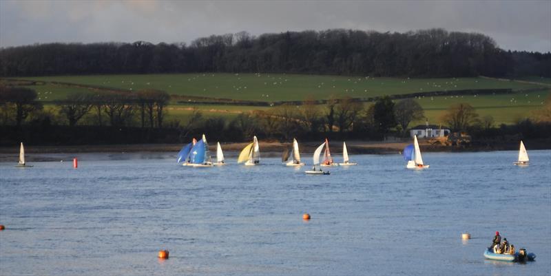 Port Dinorwic SC- Clwb Hwylio Y Felinheli Christmas Regatta photo copyright Ken Newing taken at Port Dinorwic Sailing Club and featuring the Dinghy class