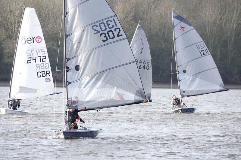 Sunday racing at Chelmarsh SC in early January photo copyright Terry Gumbley taken at Chelmarsh Sailing Club and featuring the Dinghy class