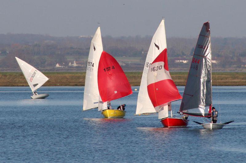 Harlow Blackwater Icicle Race photo copyright John Wilmott taken at Harlow (Blackwater) Sailing Club and featuring the Dinghy class