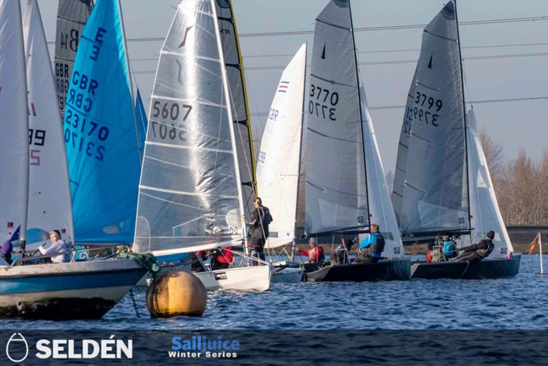 King George Gallop - the start photo copyright Tim Olin / www.olinphoto.co.uk taken at King George Sailing Club and featuring the Dinghy class