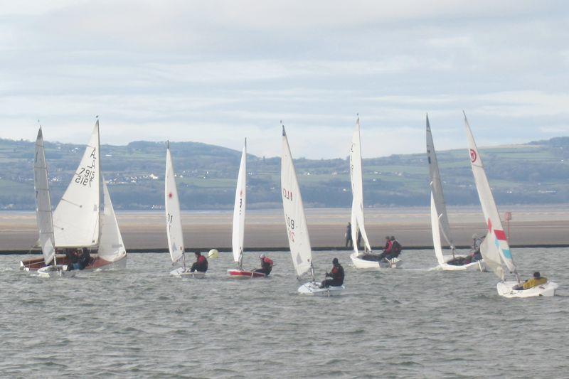 Start of race 7 - West Kirby SC Arctic Series day 4 photo copyright Alan Jenkins taken at West Kirby Sailing Club and featuring the Dinghy class