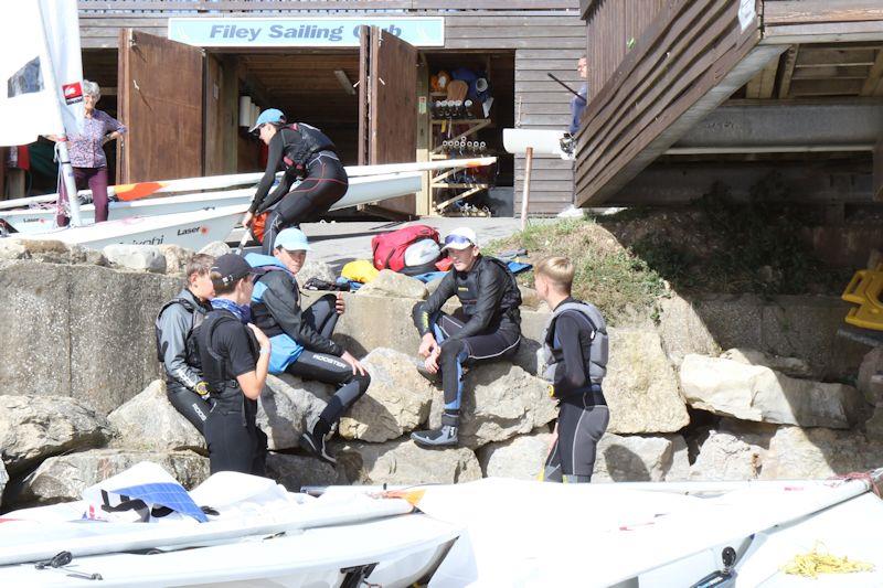 Friendship through NEYYTS 2022 - North East & Yorkshire Youth Traveller Series photo copyright Fiona Spence taken at Filey Sailing Club and featuring the Dinghy class