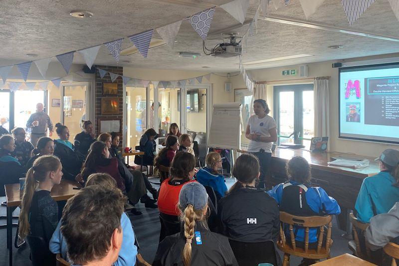 All Girls Training Day with KSSA, The Magena Project and Downs SC photo copyright Emma Mcfarlane taken at Downs Sailing Club and featuring the Dinghy class