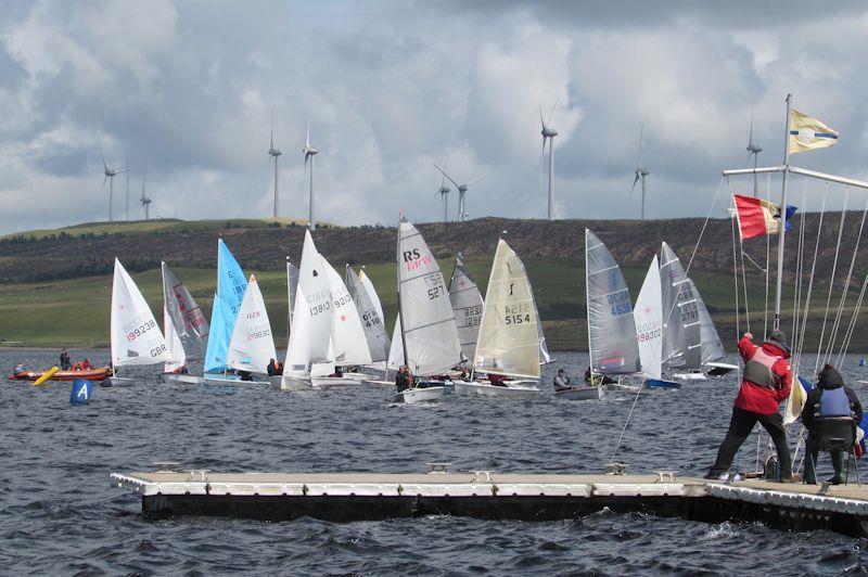 Border Counties midweek sailing at Llyn Brenig photo copyright Brian Herring taken at Llyn Brenig Sailing Club and featuring the Dinghy class