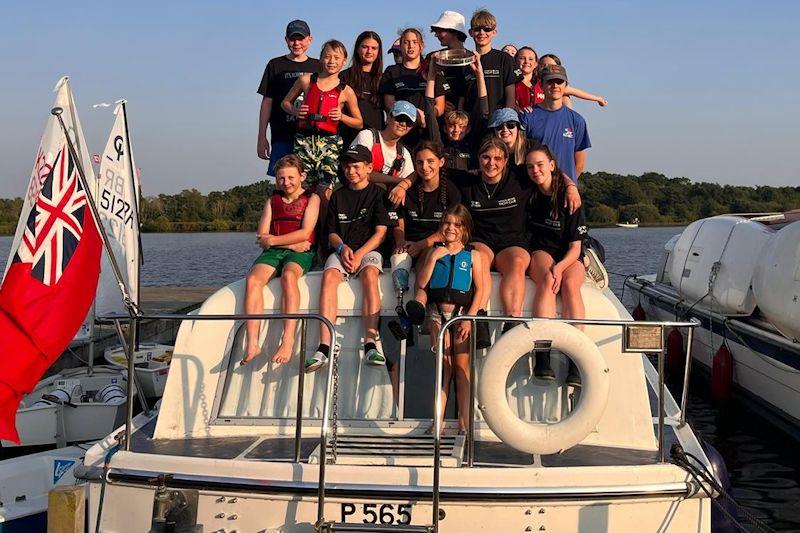 Centenary Salver awarded to Horning SC - 29th Broadland Youth Regatta photo copyright Vicky Gould taken at Norfolk Broads Yacht Club and featuring the Dinghy class