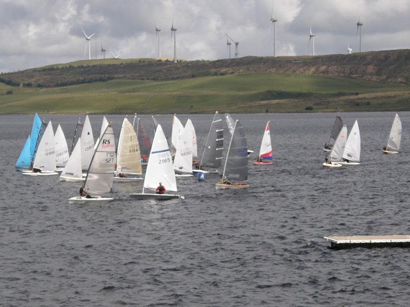 Border Counties Midweek Sailing at Llyn Brenig photo copyright John Nield taken at Llyn Brenig Sailing Club and featuring the Dinghy class