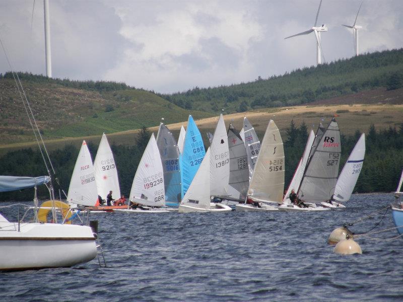 Border Counties Midweek Sailing at Llyn Brenig photo copyright John Nield taken at Llyn Brenig Sailing Club and featuring the Dinghy class