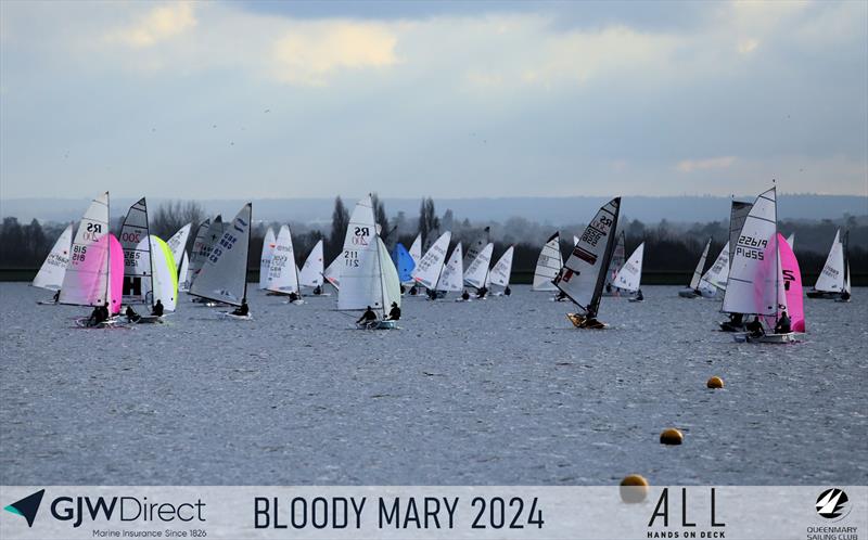 GJW Direct 48th Bloody Mary photo copyright Mark Jardine taken at Queen Mary Sailing Club and featuring the Dinghy class