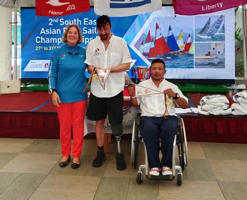 South East Asia Parasailing Championship 2024 photo copyright Disabled Sailing Thailand taken at  and featuring the Dinghy class