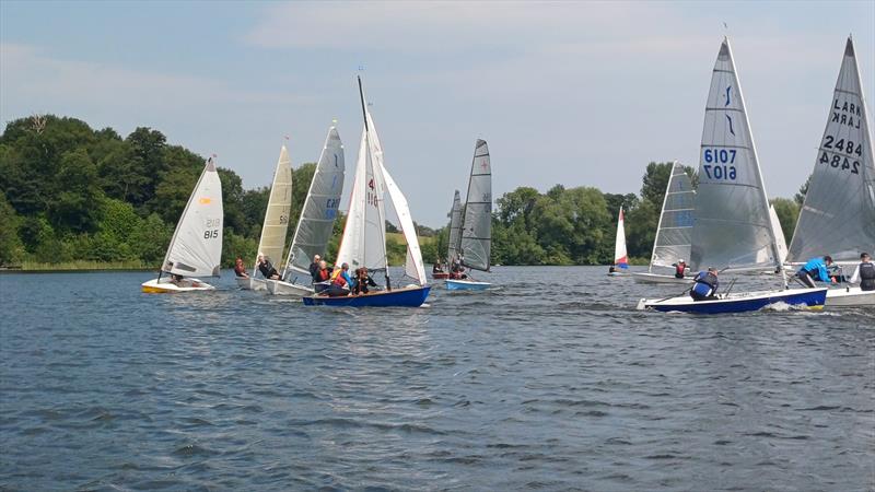 Border Counties Midweek Sailing Series at Shropshire Sailing Club photo copyright Colin Smith taken at Shropshire Sailing Club and featuring the Dinghy class