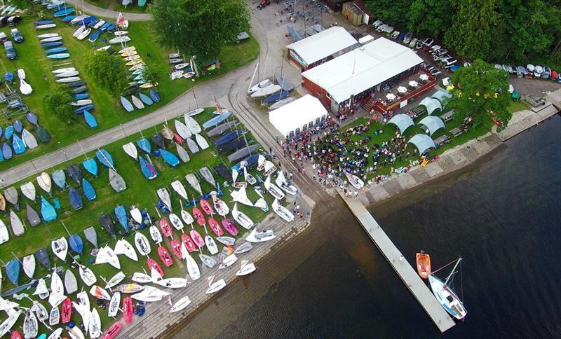 Boats everywhere - North Region Youth & Junior Championship 2025 at Ullswater - photo © Dave Wood