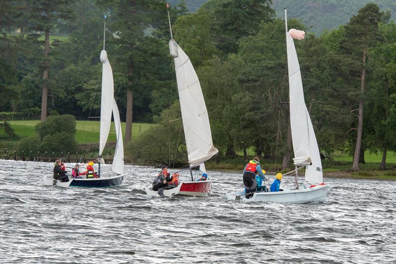 Rookie fleet fun - North Region Youth & Junior Championship 2025 at Ullswater - photo © Dave Wood 