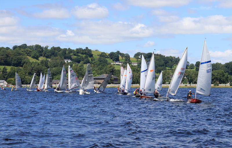 Border Counties Midweek Sailing Series at Bala photo copyright John Hunter taken at Bala Sailing Club and featuring the Dinghy class