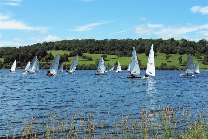 Border Counties Midweek Sailing Series at Bala photo copyright John Nield taken at Bala Sailing Club and featuring the Dinghy class