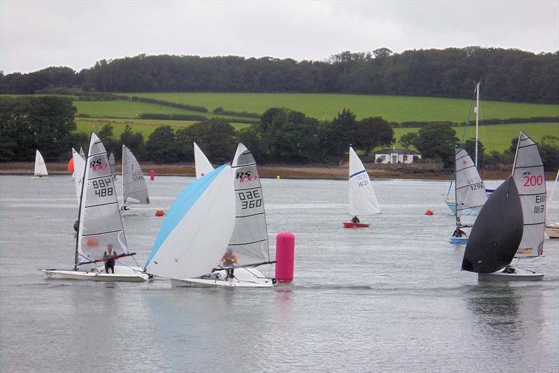 Jac Bailey and Ben Sinfield, overall winners (RS200, right) - Border Counties Midweek Sailing Series at Port Dinorwic - photo © John Nield