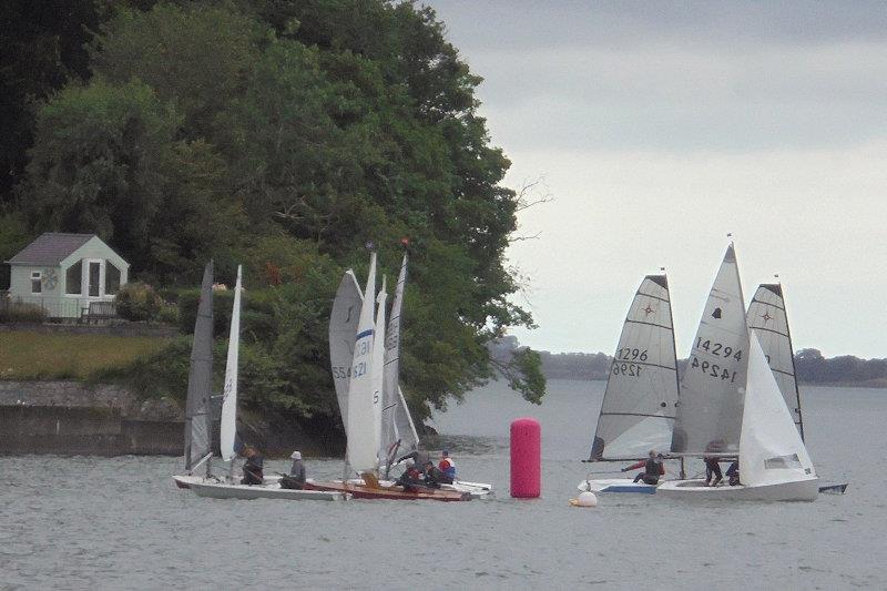 It's a bit tight here - Border Counties Midweek Sailing Series at Port Dinorwic - photo © John Nield