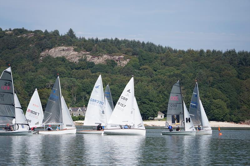 Light airs in the dinghies RNLI Regatta Race - Kippford Week at Solway - photo © Finlay Train