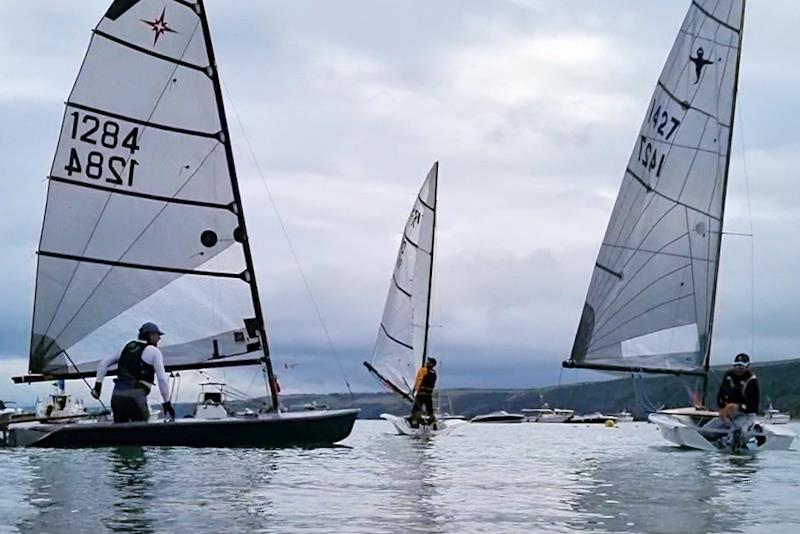 Drifting at times - Cardigan Bay Regatta at New Quay YC photo copyright Sara Powell taken at New Quay Yacht Club and featuring the Dinghy class