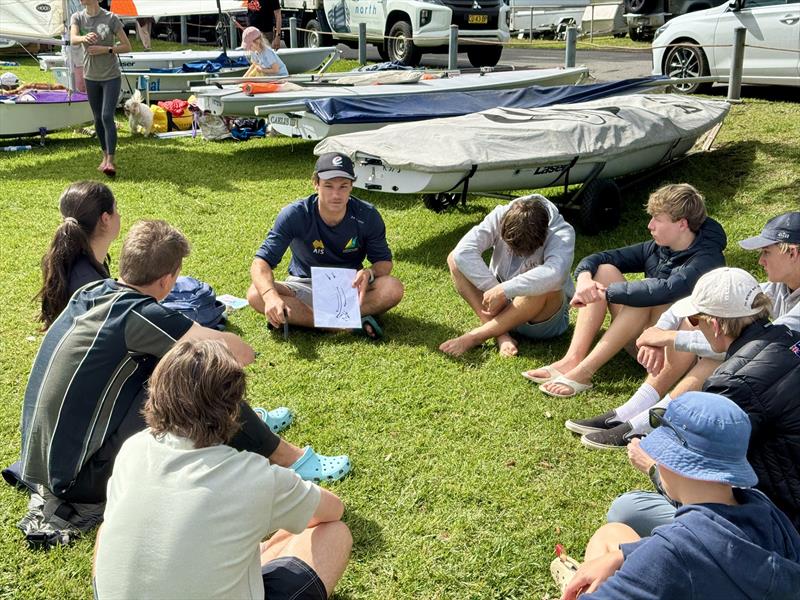 2024 NSW Youth Sail Jim Colley coaching - photo © Australian Sailing Team