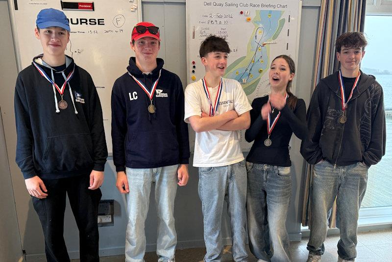 Felpham Juniors - Dell Quay Frostbite Series finale - photo © DQSC