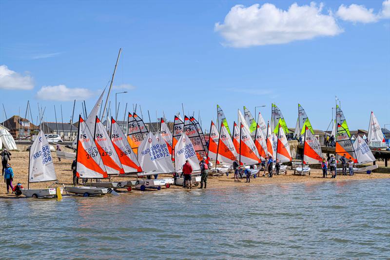 Beastie Tour makes it to Thorpe Bay photo copyright David Maynard / www.alleycatphotographer.com taken at Thorpe Bay Yacht Club and featuring the Dinghy class