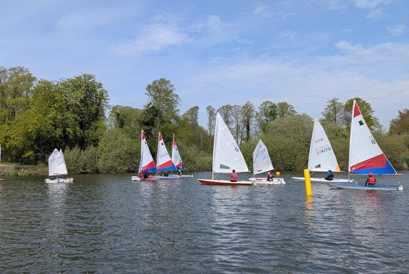 Young sailors compete in Dragon Series at Gresford photo copyright GSC taken at Gresford Sailing Club and featuring the Dinghy class