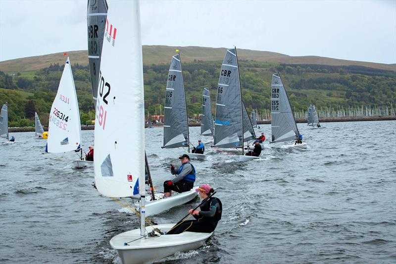 Largs Chandlers One-Design Regatta photo copyright Stuart McCubbin taken at Largs Sailing Club and featuring the Dinghy class