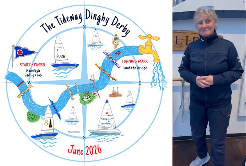 Pip Hare is joining the fleet for the Tideway Dinghy Derby photo copyright RSC taken at Ranelagh Sailing Club and featuring the Dinghy class