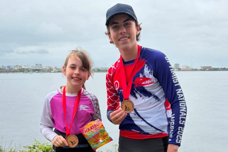 Among the prize winners were Carys and Jack Harding - Welsh Sailing Dragon Series at Cardiff Bay - photo © Neil Harding