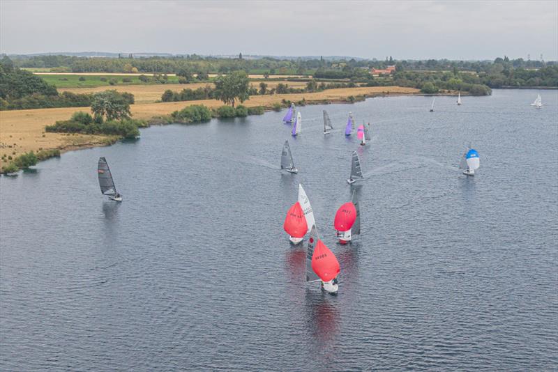 Drone's eye view - 40th Anniversary Regatta at Notts County - photo © David Eberlin