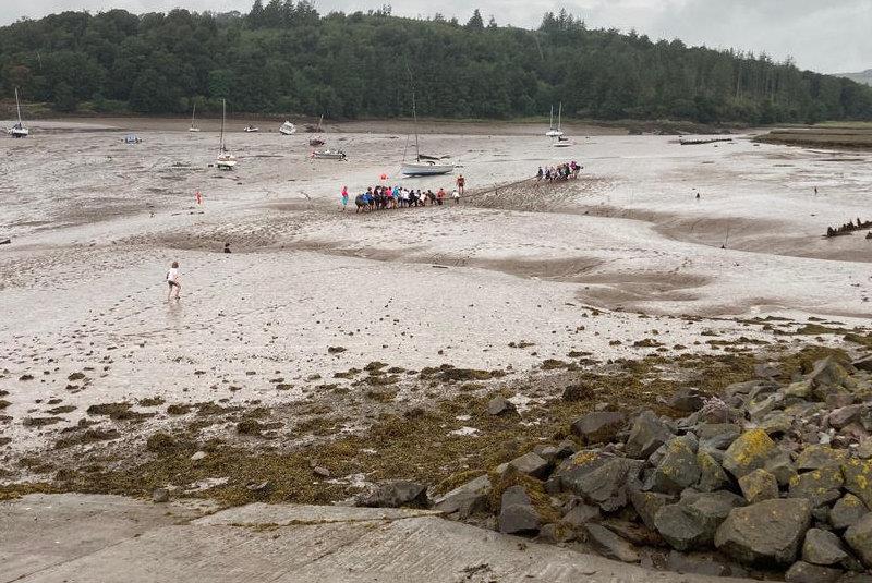 Mudlarks Tug o' War - Solway YC Cadet Week - photo © Ian Purkis