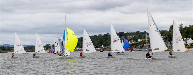 The fleet set off from Kippford on their way to the RNLI Regatta Race start - Solway Yacht Club's Kippford Week and the Kippford RNLI Regatta - photo © Margaret Purkis