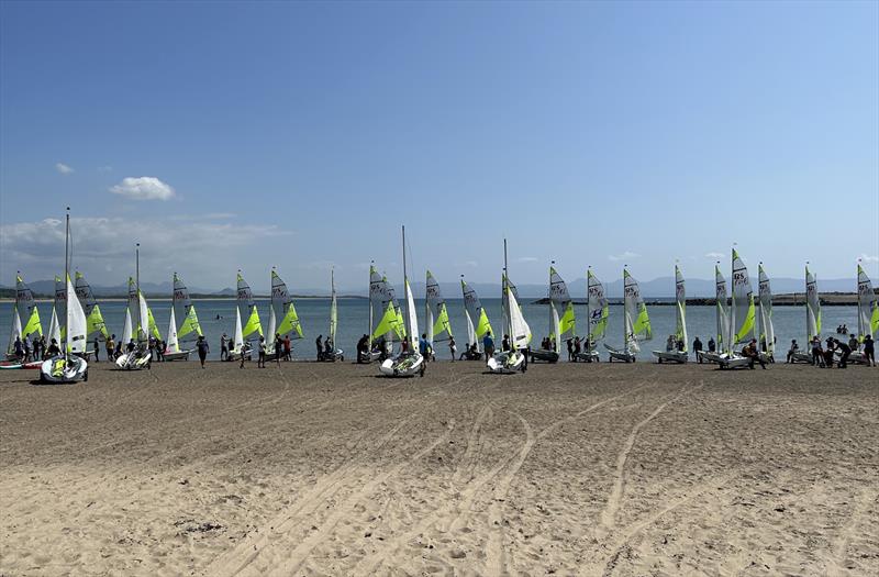 RS Fevas on the beach in Wales - photo © RYA Cymru Wales 