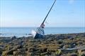 Jazz Turner and Project FEAR aground off Folkstone Harbour