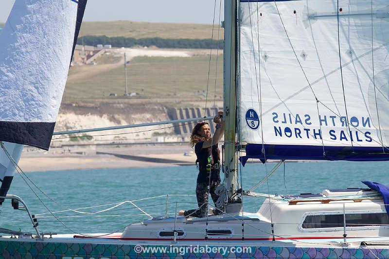 Jazz Turner completes Project FEAR - her solo, unassisted, circumnavigation of the British Isles & Ireland photo copyright Ingrid Abery / www.ingridabery.com taken at Brighton Marina Yacht Club and featuring the Disabled class