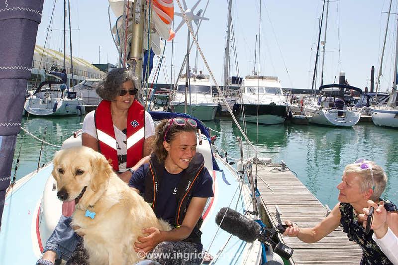 Jazz Turner completes Project FEAR - her solo, unassisted, circumnavigation of the British Isles & Ireland photo copyright Ingrid Abery / www.ingridabery.com taken at Brighton Marina Yacht Club and featuring the Disabled class
